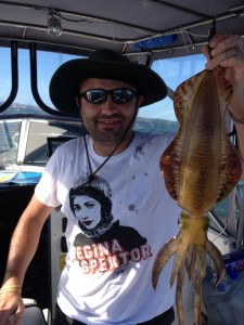 Aaron Squid Fishing