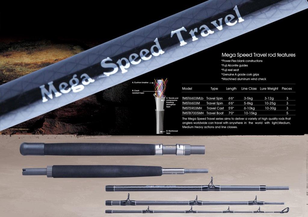 Tairyo Micro Speed Cast Rod Graphite Fuji guides+reel 1pc 6' 25