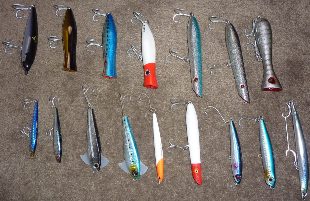 Lure Fishing - Shimano Waxwings & Poppers & Stick Baits