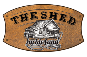 The Shed Logo Tackle Land